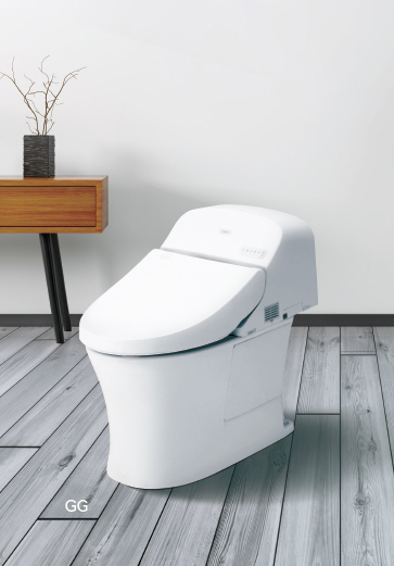 TOTOウォシュレット一体型便器 GG3-800 タンク式トイレ 手洗いあり 床 
